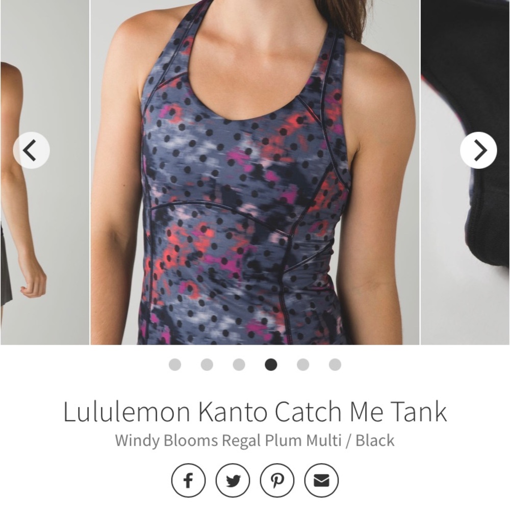 Lululemon Kanto Catch me tank